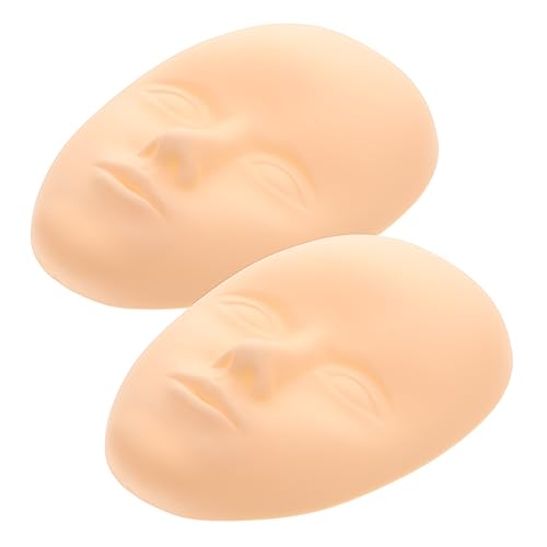 DRESSOOS 2stücke Silikon Übungshaut Für Gesicht Makeup Training Skin Für Augenbrauen Lippen Und Gesichtsmakeup Geeignet Für Anfänger Und Kosmetikerinnen von DRESSOOS