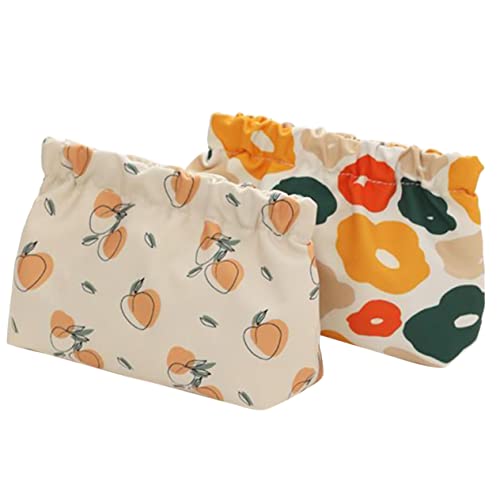 DRESSOOS 2stücke Teiliges Damen Kosmetiktasche Tragbare Make-up Aufbewahrungstasche Für Multifunktionale Kulturbeutel Für Kosmetik Und Toilettenartikel von DRESSOOS