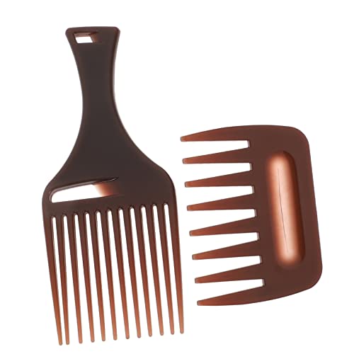 DRESSOOS 2stücke Teiliges Friseur Kammset Mit Zähnen Haarschneider Kamm Und Styling Kamm Für Frisieren Von Lockigem Und Glattem Haar Geeignet Für Damen Und von DRESSOOS