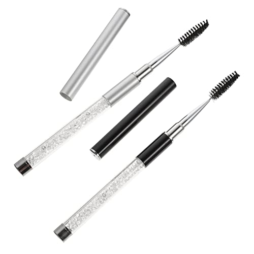 DRESSOOS 2stücke Wimpern Pinsel Für Augenbrauen Make-up Zubehör Wimpern Make-up Tools Mascara Stäbchen Für Salon Und Heimgebrauch Tragbar Leicht von DRESSOOS