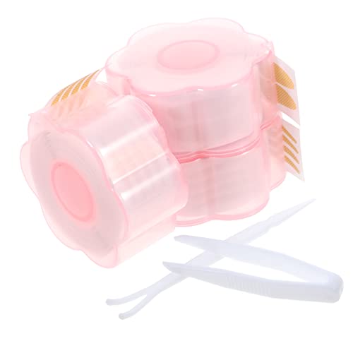 DRESSOOS 3 Rollen Spitzen Doppel Augenlid Aufkleber Eyeroll Aufkleber Augenklappe Augenlid Lift Streifen Doppel Augen Lifter Streifen Brillen Set Jumbo Googly Eyes Augenstreifen von DRESSOOS
