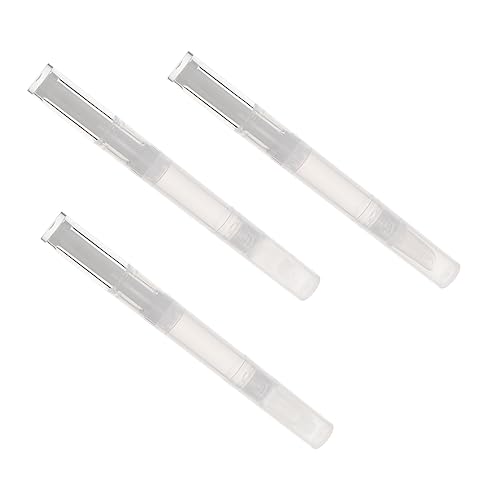 DRESSOOS 3 Stück 5 ml Reise Sub Flaschen Auslaufsichere Nagellackflaschen Leere Lipgloss Flaschen für Frauen Wiederverwendbare Kosmetikbehälter für Reisen und Unterwegs von DRESSOOS