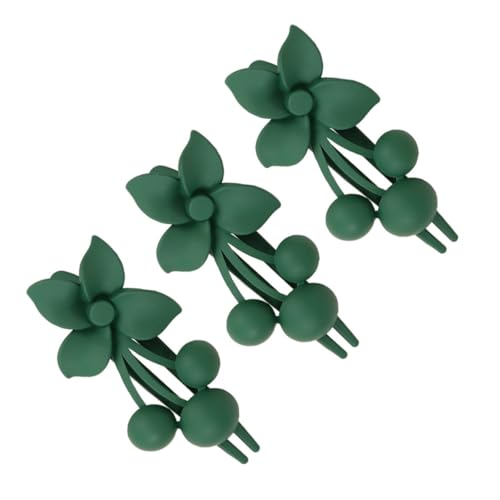 DRESSOOS Elegantes Blumen-haarspangen-set 3-teilig Französische Haarspangen Für Damen Für Hochzeitsbankettfeiern von DRESSOOS