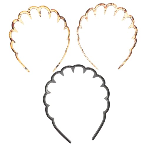 DRESSOOS 3stücke Kreatives Weihnachtslicht Geweih Haarreif Damen Elegante Kopfbedeckung Hellkaffee Hellkaffee Mit Punkten Und Schwarz Für Partys Und Feiern von DRESSOOS