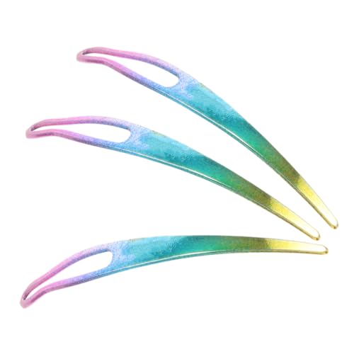 DRESSOOS 3 Stück Haarstricktasche, Nadel, Häkel Haarwerkzeug, Dreadlocks Zubehör, Haarverriegelungswerkzeug, Haarflechtwerkzeuge, Haarhäkelnadel, Häkelnadeln Für Haare von DRESSOOS