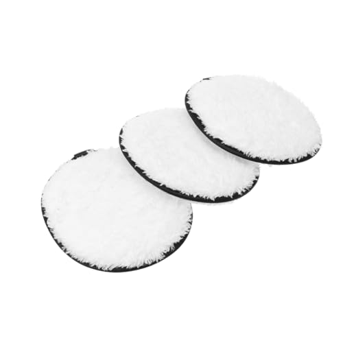 DRESSOOS 3er-Pack natürliche wiederverwendbare Make-up-Entferner-Pads Gesichtsreinigungstücher weiche Mikrofaser waschbare für verschiedene Hauttypen von DRESSOOS