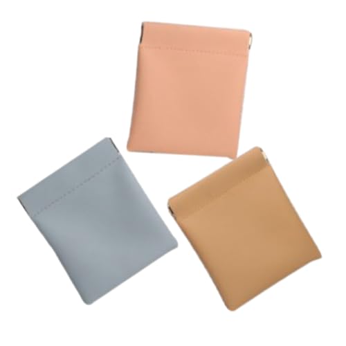 DRESSOOS 3stücke Teiliges Kleine Kosmetiktaschen Praktische Makeup-Pouches Für Damen Für Reisen Alltag Und Aufbewahrung Von Lippenstiften Und Münzen von DRESSOOS