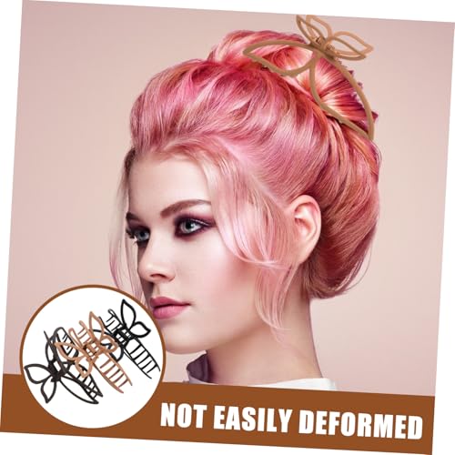 DRESSOOS 3 Stück Teiliges Haarklammer Dünnes Haar Große Matte Haarspangen aus Stabile Haarklammern für Damen und Teenager Vielseitiges Haarzubehör für Alltag und Besondere Anlässe von DRESSOOS