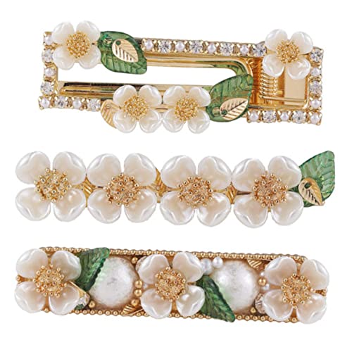 DRESSOOS 3stücke Kreative Blumen-haarspangen Für Mädchen Niedliche Haarschmuck-accessoires Für Partys Hochzeiten Und Besondere Anlässe von DRESSOOS