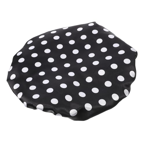 DRESSOOS Wasserdichte Duschhaube Für Damen Und Erwachsene Doppellagig Wiederverwendbar Leicht Zu Reinigen Für Reisen Mittellanghaar von DRESSOOS