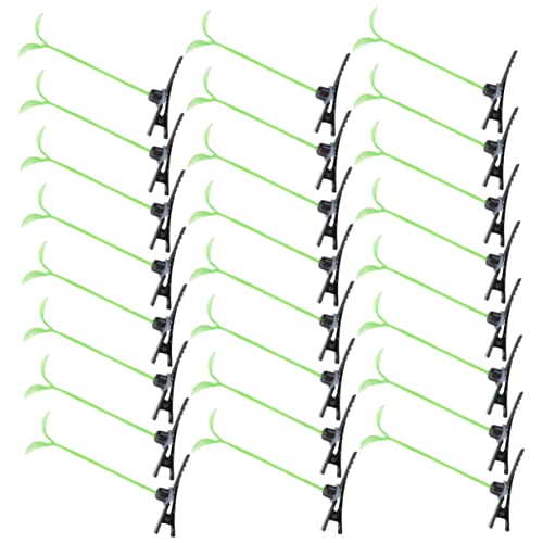 DRESSOOS 30 Stücke Bean Haar Clip Pflanze Gras Haar Zubehör Kinder Haar Clips Für Mädchen von DRESSOOS