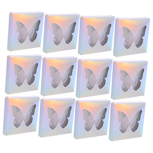 DRESSOOS 30stücke Wimpern Aufbewahrungsbox Quadratische Wimpernhalterung Für Falsche Wimpern Organizer Mit Fenster Schützt Vor Und Beschädigungen Vielseitig Für Kleine Gegenstände von DRESSOOS