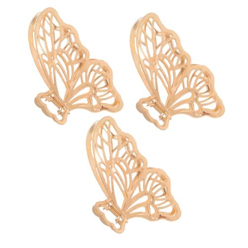 DRESSOOS 3stücke Schmetterlings-haarklammern Für Frauen Rutschfeste Haarclips Haarschmuck Aus Hochwertigem Material Für Hochzeit Geburtstag Alltag Und Mehr von DRESSOOS