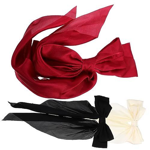 DRESSOOS 3stücke Teiliges Elegante Haarspangen Mit Langem Große Schleifen-haarclips Für Frauen Stilvolle Haarschmuck Für Besondere Anlässe Und Alltag von DRESSOOS