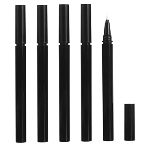 DRESSOOS Schwarzer Behälter 3St flüssiger Eyeliner Leere Eyeliner-Tube nachfüllbarer Nagelölstift Eyeliner-Stift leeren Eyeliner-Behälter Eyeliner-Tube selber machen Handbuch Container von DRESSOOS