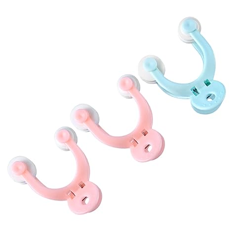DRESSOOS 3stücke Nasenclip Für Nasenlifting Tragbarer Nasenbrücken- Stilvolles Beauty-tool Für Damen Und Zufällige Farben Für Formschöne Nase von DRESSOOS