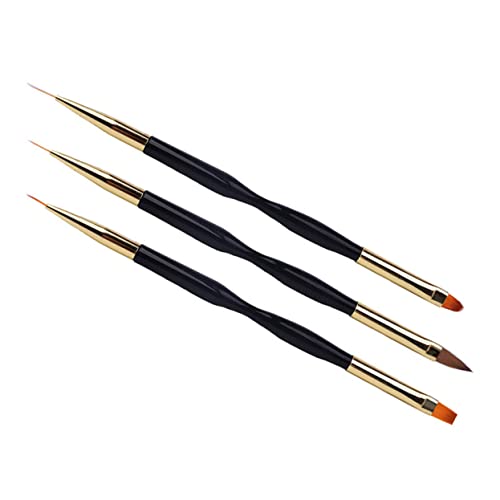 DRESSOOS 3stücke Teiliges Nagelkunst Stift Pinsel Tragbares Nail Art Werkzeug Für Präzise Nagelmalerei Für Frauen Und Nail Art Liebhaber Leicht Und Einfach Zu Bedienen Professionelles von DRESSOOS