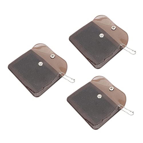 DRESSOOS 3stücke Teiliges PVC Geldbörse Transparentes Kartenetui Für Damen Mini Organizer Für Münzen Und Karten Für Zuhause Büro Und Unterwegs Langlebig Und Praktisch von DRESSOOS