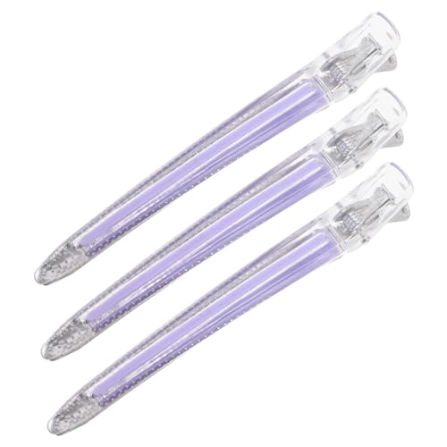 DRESSOOS 3stücke Haarklammern Aus Rutschfeste Alligator Clips Für Damen Vielseitige Haarstyling-werkzeuge Für Friseursalon Und Diy-haarfrisuren Transparent Und Langlebig von DRESSOOS