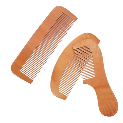 DRESSOOS 3stücke Holzkamm Für Haare Massagekamm Für Kopfhaut Holz Haarkamm Für Männer Und Frauen Leicht Und Tragbar Für Reisen Und Haarentwirren von DRESSOOS