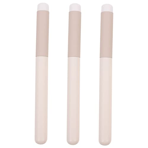 DRESSOOS 3stücke Teiliges Lippenpinsel Holzgriff Wiederverwendbar Für Präzises Lippen-makeup Und Concealer Für Unterwegs Kosmetikwerkzeuge Für Frauen von DRESSOOS