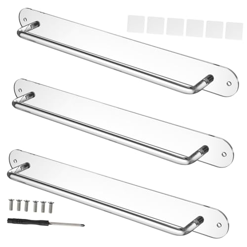 DRESSOOS 3stücke Transparenter Haarklammerständer Aus Haarklammer-aufbewahrungsständer Für Wandmontage Haarklammer-organizer Mit Durchsichtigem Design Für Schals Und Stirnbänder von DRESSOOS