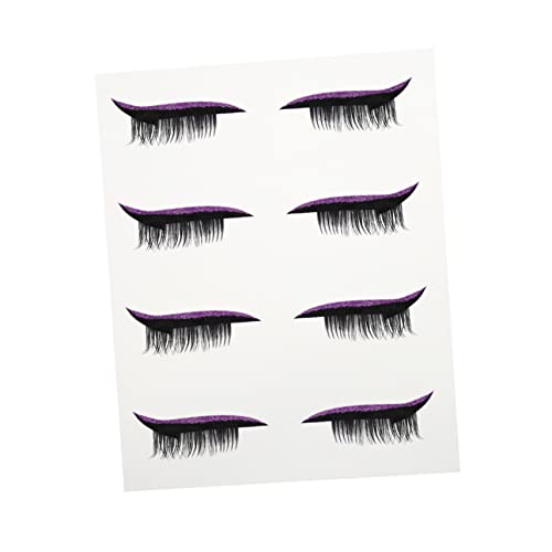 DRESSOOS Eyeliner-aufkleber 4 Sets Temporäres Augen-make-up Für Frauen Und Männer Nacht Cosplay Halloween von DRESSOOS