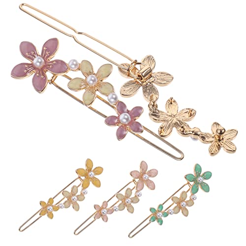 DRESSOOS 4 Stück Bunte Haarspangen Mit Blumenmuster Haarspangen Für Frauen Haarschmuck Für Frauen DRESSOOS 4 Stück Bunte Haarspangen Mit Blumenmuster Haarspangen Für Frauen Haarschmuck Für Frauen von DRESSOOS