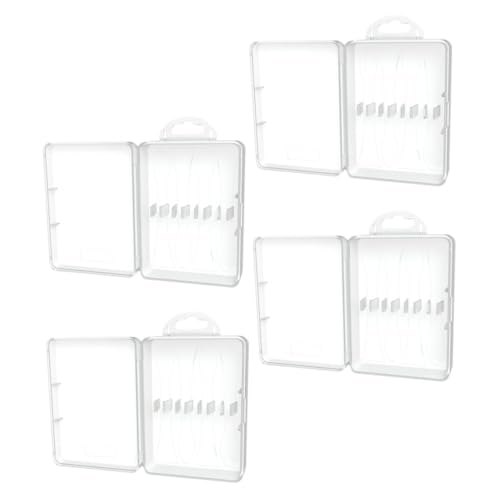 DRESSOOS 4 Stück Elektrischer Zahnbürstenkopf Aufbewahrungsbehälter Reiseetui Kompakt Tragbar Sicherer Schutz für Hxddd Kompatibel Badezimmer Organizer DRESSOOS 4 Stück Elektrischer Zahnbürstenkopf Aufbewahrungsbehälter Reiseetui Kompakt Tragbar Sicherer Schutz für Hxddd Kompatibel Badezimmer Organizer von DRESSOOS