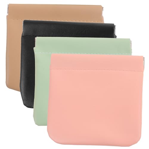 DRESSOOS 4stücke Kosmetiktasche Tragbare Make-up Organizer Für Damen Große Kapazität Wasserabweisend Farben Khaki Schwarz Hellgrün Rauchpink Für Business Und Alltag von DRESSOOS