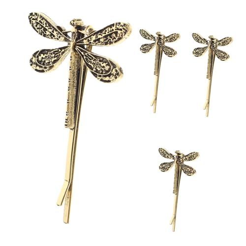 DRESSOOS 4stücke Libellen-haarspangen Dekorative Metall-haarspangen Vintage-haarspange Für Frauen Haarnadeln in Libellenform Für Frisuren von DRESSOOS