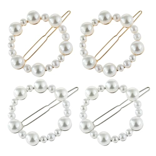 DRESSOOS Haarnadel Kreis Haarnadel Frauen Haarspange Elegante Haarspangen Haarschmuck Für Mädchen von DRESSOOS