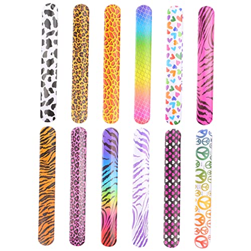 DRESSOOS 45 Stück Teiliges Slap Armband mit Bunten Tiermustern Robuste Party Wrist Bracelets für Jungen und Mädchen Einfache Handhabung Gastgeschenke und Mitgebsel für Kindergeburtstag von DRESSOOS
