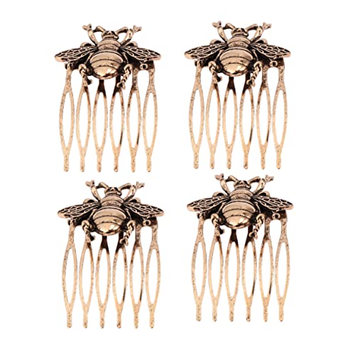 DRESSOOS 4stücke Haarkamm Vintage Eisen Für Hochzeit Party Antikes Design Filigraner Kopfschmuck Für Brautschmuck Und Festivitäten von DRESSOOS