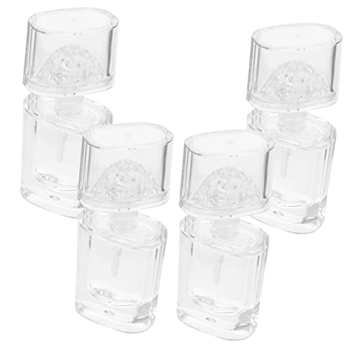 DRESSOOS 4stücke Leere Lippenstift-tuben Transparente -flaschen Wiederverwendbare Behälter Für Lip Balm Lippenöl Für Und Make-up von DRESSOOS