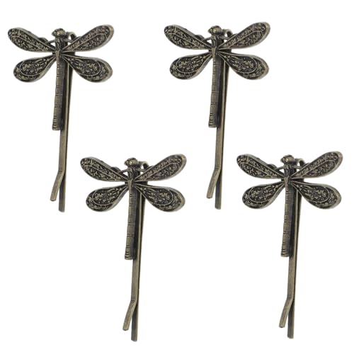 DRESSOOS 4stücke Libellen-haarspange Aus Metall Dekorative Haarspangen Für Frauen Vintage-haarspange Libellen-clip Haarspangen Aus Zinklegierung Für Partys Und Alltag von DRESSOOS