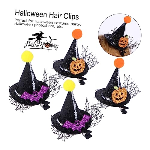 DRESSOOS 4stücke Modische Haarspangen Mit Spitzem Hut-design Haarclips Für Mädchen Zufällige Stile Für Festliche Anlässe Und Alltagsmode DRESSOOS 4stücke Modische Haarspangen Mit Spitzem Hut-design Haarclips Für Mädchen Zufällige Stile Für Festliche Anlässe Und Alltagsmode von DRESSOOS