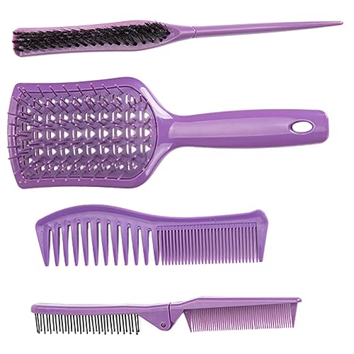 DRESSOOS 4stücke Teiliges Friseur-kammset Multifunktionale Haarschneide Und Stylingkämme Ergonomisches Design Für Damen Und Für Zuhause Und Salon Sicherem Kamm Vermeidung Von Haarbruch von DRESSOOS