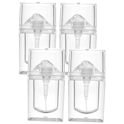 DRESSOOS 4stücke Transparente Lippenölflaschen Aus Robustem Wiederverwendbare Lipgloss-rohre Für Make-up-liebhaber Kleine Reisebehälter Für Lippenbalsam Und Flüssigen Lidschatten von DRESSOOS