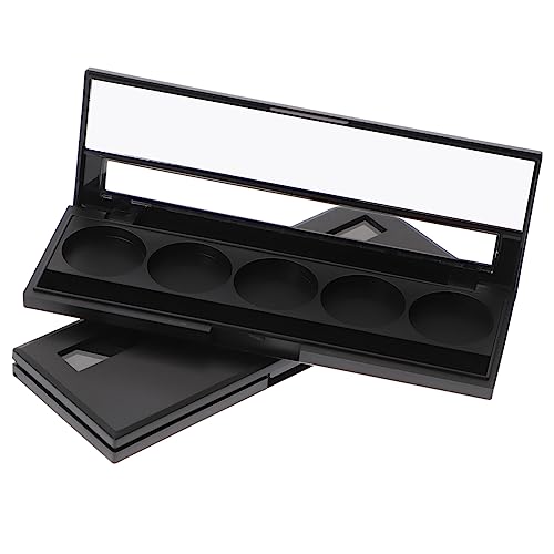 DRESSOOS 5 Lidschatten-box-set 26 Mm Schwarz Leer Make-up-etui Lidschattenpalette Unterverpackung Etui Make-up-zubehör DRESSOOS 5 Lidschatten-box-set 26 Mm Schwarz Leer Make-up-etui Lidschattenpalette Unterverpackung Etui Make-up-zubehör von DRESSOOS