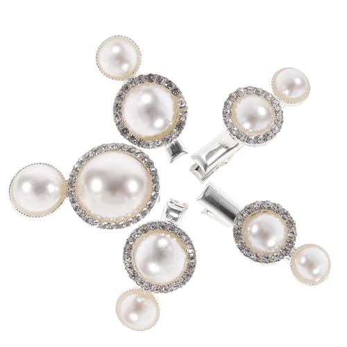 DRESSOOS 5stücke Perlen Haarspangen Für Damen Elegante Haarclips Champagnergold Für Hochzeiten Partys Und Besondere Anlässe Bequem Und Stilvoll Für Verschiedene Frisuren von DRESSOOS