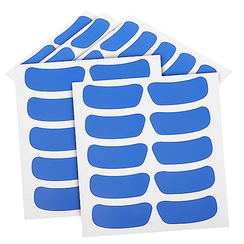 DRESSOOS 50blätter Leere Augenstreifen Tragbare Gesichtsaufkleber Kompakte Fan-aufkleber Fans-versorgung Augenaufkleber Für Sportfans Sportaufkleber Gesichtsaufkleber Praktischer von DRESSOOS