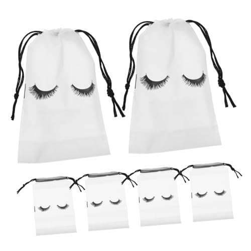 DRESSOOS 50 Stück Beam-Aufbewahrungstasche Verpackungsbeutel Für Wimpern Kulturbeutel Für Unterwegs Shampoo-probenbeutel Make-up-Organizer-Tasche Schuhtasche Eva Reisen Haushalt Pflegepaket von DRESSOOS