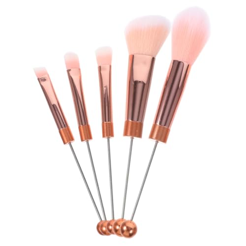 DRESSOOS 5st Make-up-pinsel-set Gesichts-make-up-pinsel Bilden Pinselset Für Make-up Rougepinsel Make-up-set Make-up-lidschatten Augenbrauenpinsel Schräger Kopf Das Gesicht Rostfreier Stahl von DRESSOOS