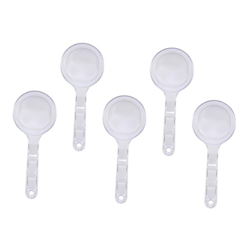 DRESSOOS 5st Maskenlöffel Maskenstift Textmarker Kleiner Kaffeelöffel Esslöffel Schaufel Wimperntusche Gesichtsschwamm Körperwäscher Werkzeug Zur Gesichtsformung Reisespiegel Transparent Pp von DRESSOOS