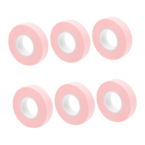 DRESSOOS 6 Rollen Pfropfen Von Wimpernband Vor Maske Tücher Eyeliner-band Wimpernverlängerungspads Machen Transplantatwimpern Liefert Wimpern Verlängerung Band Fussel Augenschutz Vlies Rosa von DRESSOOS