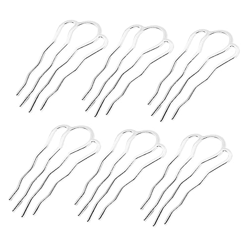 DRESSOOS 6stücke Antike Haarnadeln Diy Zubehör Silberne Haarnadeln Für Han-kleidung Frauen Kopfschmuck Handgemachte Alte Haar Clips Mädchen Schlichtes Design von DRESSOOS