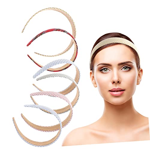 DRESSOOS 6 Stück Einfache Mode Haarbänder Für Frauen Und Mädchen Breite Dot Design Haarschmuck Vielseitig Einsetzbar Für Alltag Und Besondere Anlässe von DRESSOOS