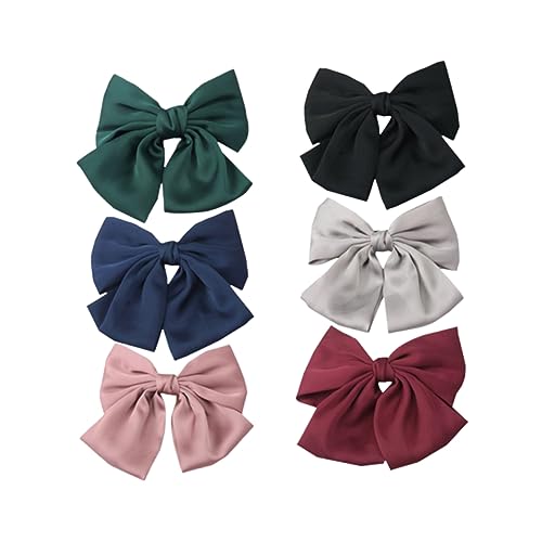 DRESSOOS Haarspangen Für Kopfbedeckungen 6 Stück Schleifenförmige Haarspangen Modische Haarspange Bezaubernde Haarspange Für Frauen DRESSOOS Haarspangen Für Kopfbedeckungen 6 Stück Schleifenförmige Haarspangen Modische Haarspange Bezaubernde Haarspange Für Frauen von DRESSOOS