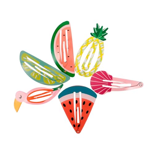 DRESSOOS 6 Stücke Obst Barrettes Haarnadeln Für Mädchen Kinder Haar Zubehör Haar Dekorationen von DRESSOOS